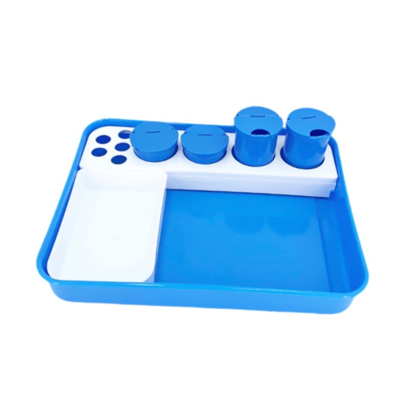 Perfeclan Instrument Tray Multi Purpose Equipment Organizer Compact Prep Tray