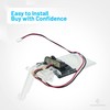 EvertechPRO Refrigerator Water Dispenser Actuator Replacement for Frigidaire 241685703 5304433613