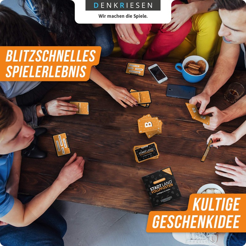 Denkriesen - Stadt Land Vollpfosten - The Card Game -