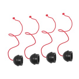 WHAMVOX 4pcs Portable Rubber Pool Chalk Holder Billiard Chalk Holder Professional Design Compact and Lightweight for Easy Storage for Snooker and Pool Players