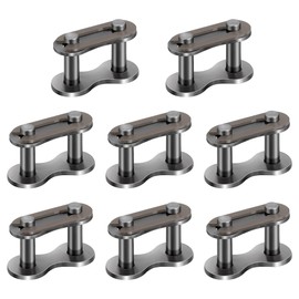 CQSPMOTO 8Pcs #41 Roller Chain Connecting Links Heavy Duty Roller Chain Manganese Steel Master Connector for Bycicles Mini Bikes Motorcycles Go Karts Home and Industrial Machinery
