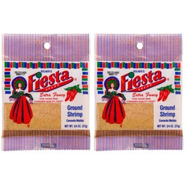 Bolner's Fiesta Extra Fancy Ground Shrimp (Camaron Molido), 3/4 Ounce Packet - Pack of 2