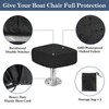 2 Pack Waterproof Boat Folding Seat Covers, Heavy Duty 420D