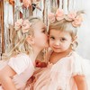 YanJie 2Pcs Hair Bows for Women Pink Bow for Girls