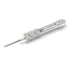 DULO Chisel with Grip [Tungsten Blade PRO] Sujibori Tool for Plastic Models, Width 0.003-0.04 inches (0.075-1 mm), Single Item (Width 0.03 inches (0.075 mm)