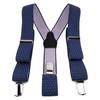 TigerTie Unisex Y-Shaped Braces with 3 Extra-Strong Clips, Colour with