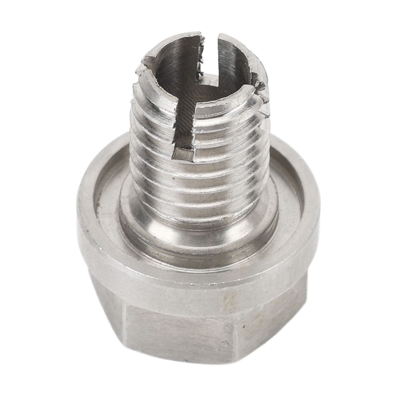 Piggyback Oil Drain Plug Stainless Steel Oversize Self Tapping Oil