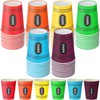 SiliFine 60 Pcs Crayon Paper Cups 8.45 oz Back to