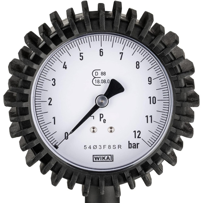 Hazet 9041G-1 Tyre Inflation Measuring Device, Calibrated, Large Pressure Gauge: