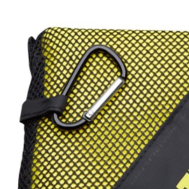 MICRO-MIRACLE XXL Travel Towel - 2 Quick Dry and Extra Soft Microfiber Towels, Lightweight and Compact for Gym, Swim Practice, Travel, Backpacking, Camping, RV, Beach, Camping (Yellow)