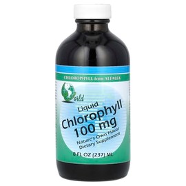 World Organic - Chlorophyll Liquid 100mg, 8 oz liquid