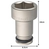 TONE HP6NV-46L Long Socket for Impact: 0.7 inch (19.0 mm)