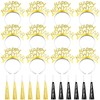 Shappy 24 Pcs 2025 New Year Party Supplies Happy New