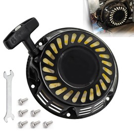 Taiss GX160 GX200 Pull Start Recoil Starter with Pull Cord .Twill Plastic Claw Pull Plate, Alternator Start Pull Plate.For 196cc 5.5hp 6.5hp MBX20 MB200 Generator Go-kart Mower.