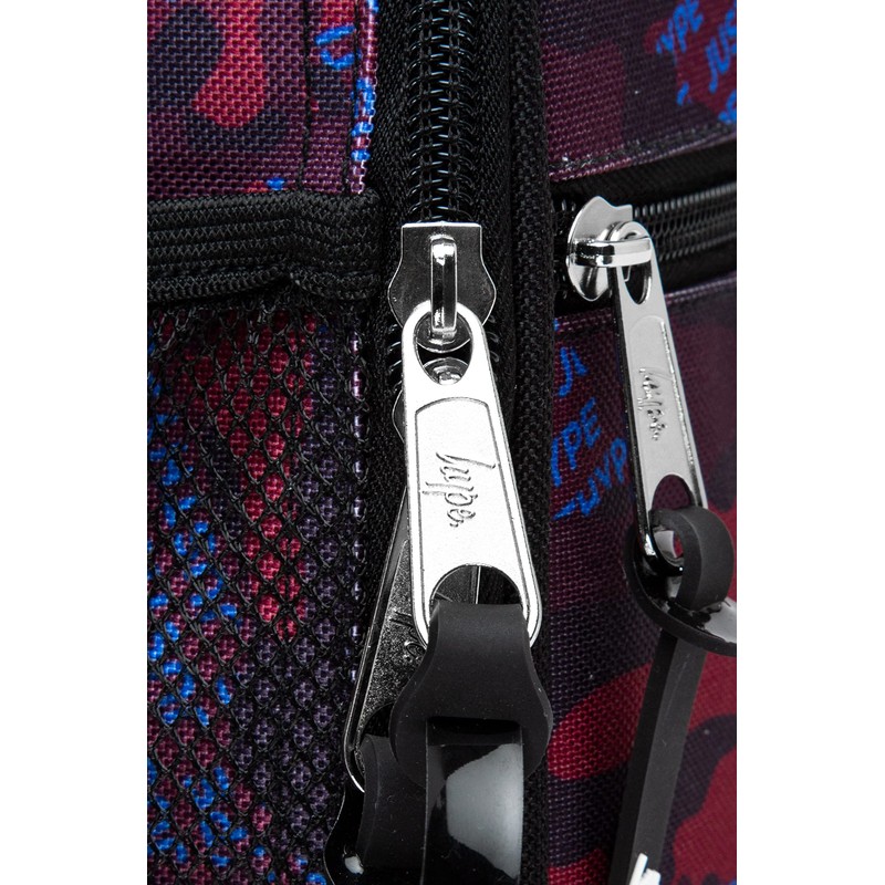 Hype Burgundy & Blue Logo CAMO Lunchbox