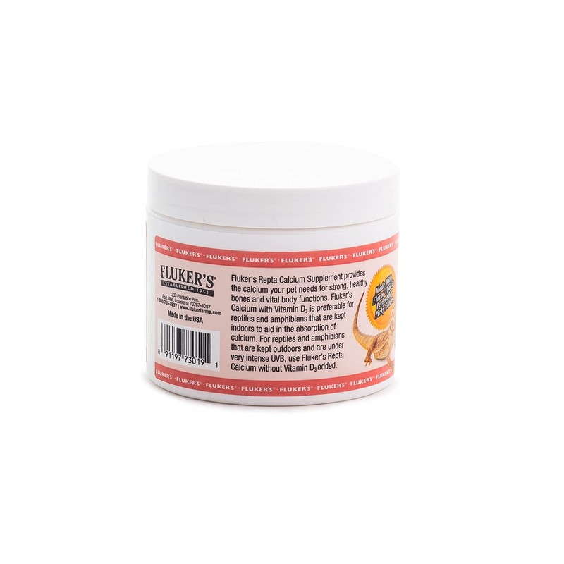 Fluker's Strawberry Banana Flavored Repta Calcium with Vitamin D3, 4