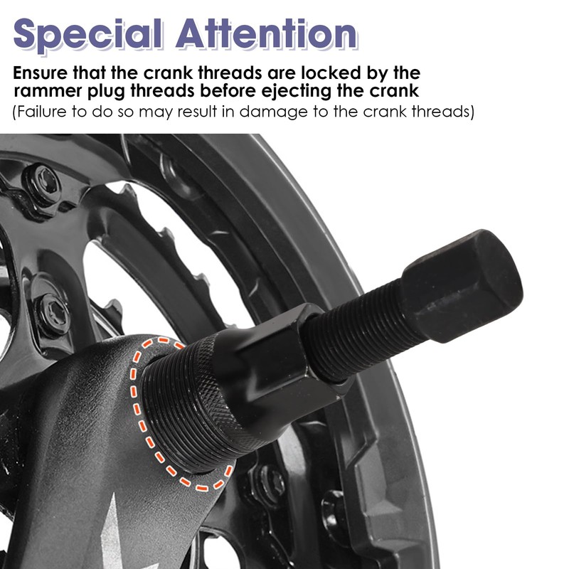 kiki fancy Bicycle Crank Remover Tools, Bicycle Crank Extractor Puller