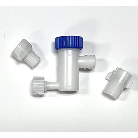 Removable Filter, 7/8 Female to 7/8 Male installs on any type of Toilet Fill Valve by NuFlush