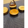 2-- KNIFE DISPLAY STANDS, SOLID PEAR WOOD