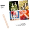 Operitacx Sturdy Single Wood Craft Sticks 100 Pack Ice Cream