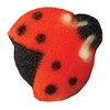 Lucks Dec-Ons Decorations Molded Sugar/Cup-Cake Topper, Ladybugs, 3/4 Inch, 176