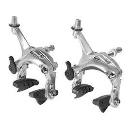 SENQI Bike Caliper Aluminum Alloy Bicycle Brake Caliper Clamp Bicycle C Caliper for Fixed Gear Bikes Road Bikes Bike Accessories(47-57mm Silver)