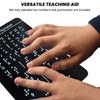 Braille Alphabet Board,Braille English Alphabet with Raised Dots, Numbers &