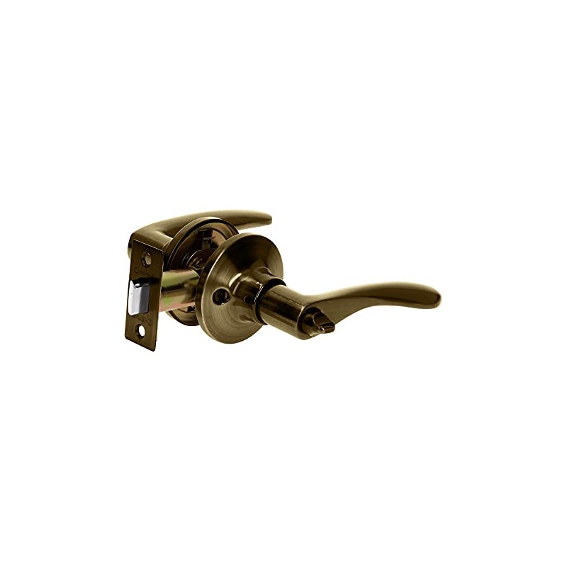 Hermex Basic CEMA-2BB Cerradura Basic manija, cil metal, baño, latón