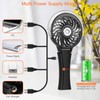 Portable Handheld Misting Fan, 3000mAh Rechargeable Mist Fan- Up to