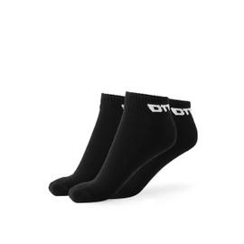 Lotto, 12 Pairs of Unisex Technical Socks Made of Soft Cotton with Micro Sponge Sole, Designed for Running, Gym, Fitness, Pilates, Oeko-Tex Certified, Black, EU 43-46 / UK 9-11, black