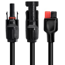 MC4 Connector (Length of Approx. 21.7 inches (55 cm) / 16 AWG; MC4 Cable, Can be Used as a Solar Panel Cable [MikoMako]