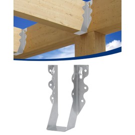 vikofan Face Mount 2x6 Joist Hangers with Galvanized Finish for Secure Beam Connections - 20-Gauge Steel 2x6 Brackets，Easy DIY Installation - 50 Count