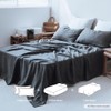 Simple&Opulence 100% Linen Sheets California King Size Set, 4 Pcs