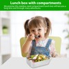 Palmcee Stainless Steel Lunch Box, Portable Metal Lunch Box with