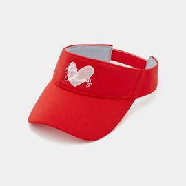 Callaway C25191209 Women's Sun Visor, LOVE Series, Golf Hat, 1100_Red, Free size