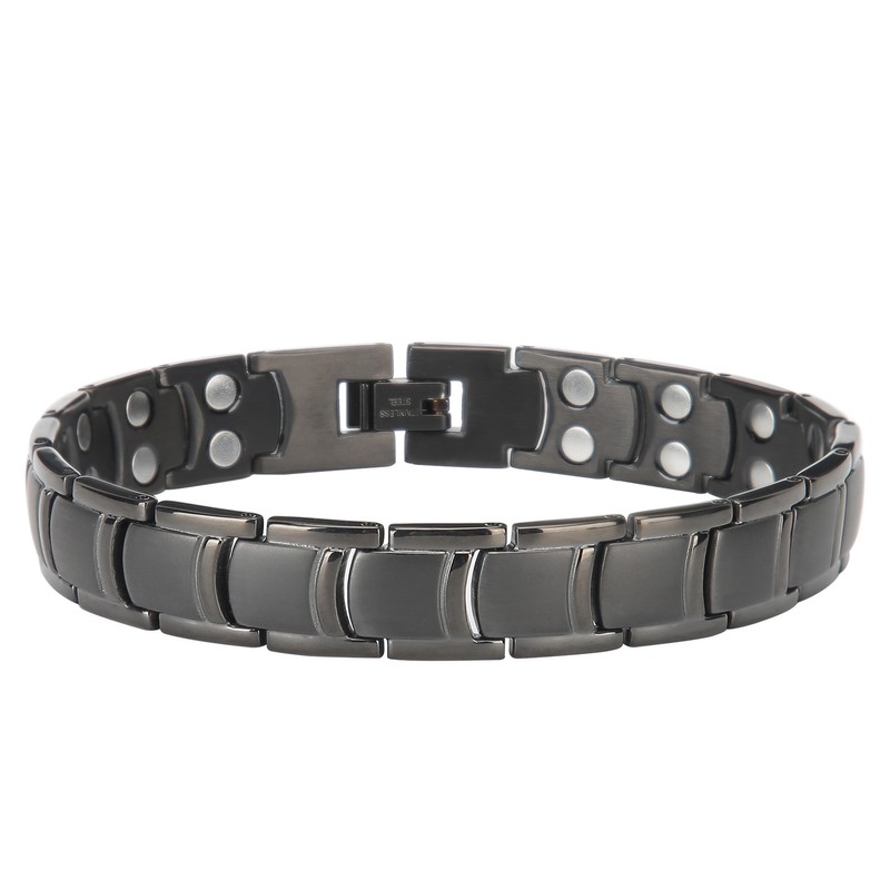 Stainless Steel Bracelet Magnetic Therapy Hand Chain Health Care Jewelry