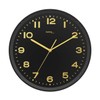Technoline Analogue Radio-Controlled Wall Clock WT8500 Gold/Black, Plastic, 30 cm