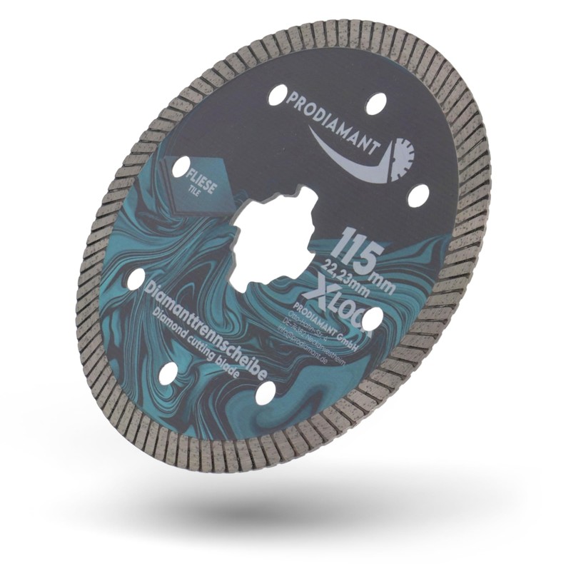 PRODIAMANT Diamond Cutting Disc X-Lock 115 mm for Tiles &