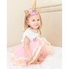 Luke and Lulu Unicorn Birthday Outfit for Baby Girls 3