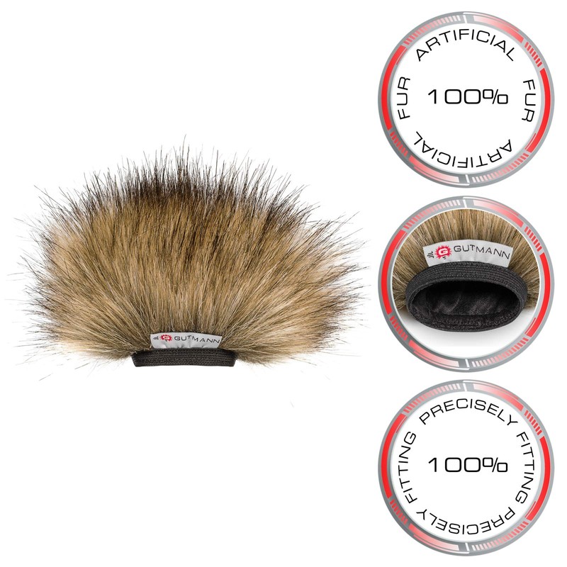 Gutmann Microphone Windscreen Fur for Zoom H1 / H1n Wolf