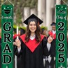Yochamc Class of 2025 Graduation Banner - Green, 72" x