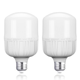 Neewer E26 24W LED Light Bulbs, 2 Packs, 2160 Lumens/5700K/CRI 93+/15000h Lifespan, Bright Video Photography Lighting, Silent/No Flicker/Non Dimmable 200W Incandescent Equivalent, UL Certified