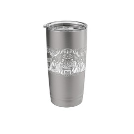 Christmas Nativity of Our Lord Herald Angels Latin Catholic Stainless Steel Insulated Tumbler