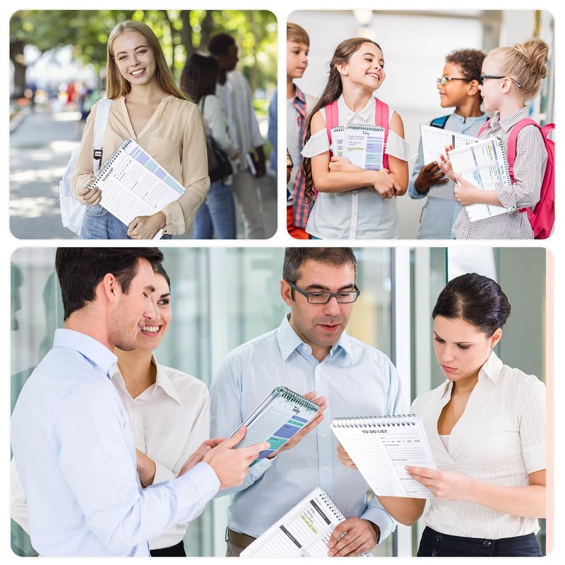 Koogel To Do List Notepad, 16.5 x 25cm Planner Notebook