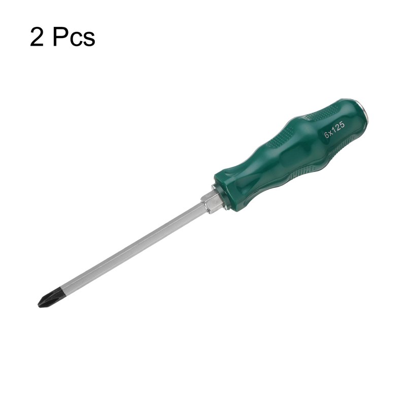 sourcing map 2pcs PH2 Phillips Screwdriver #2 8.9" Magnetic Demolition