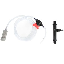 Fertilizer Injector Plastic Efficient with Water Tube Drip Irrigation Fertilizer Injector for Lawn Garden Greenhouse 1/2 Inch