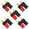 eMagTech 5pcs Dual Speaker/Amplifier Plum Blossom Terminal Block 4mm Double