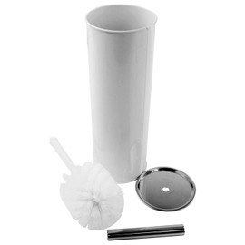 apollo THE HOUSEWARES BRAND Apollo Toilet Brush Holder White, Multi-Colour, Large, 2526