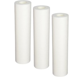 CFS – 3 Pack Sediment Replacement Water Filter Cartridges Compatible with GE GXWH01C, GXRV10ABL, GX1S01C, GXSV10C, GXSL03C, GX1S15C, FXWTC, FXUSC, FXWPC & FXWSC Models – 2.5" x 10" – 5 Micron