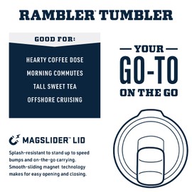 YETI Rambler Stackable Pint, Vacuum Insulated, Stainless Steel with MagSlider Lid, High Desert Clay